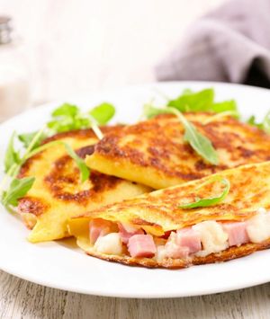 Palačinke sa šunkom i sirom