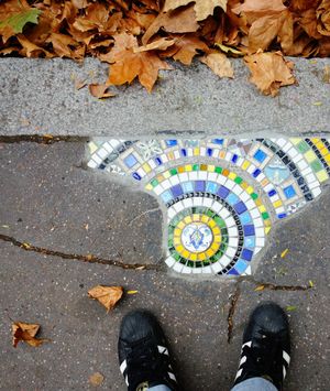 Umjetničke intervencije na pločniku, Francuska - 3