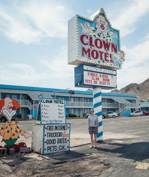 Clown motel u gradu Tonopah u Nevadi, SAD - 4