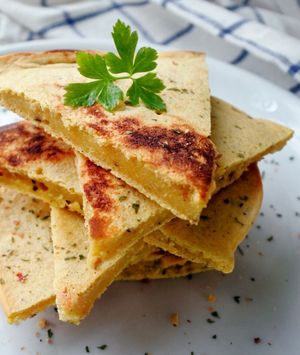 Talijanska pogača farinata od brašna slanutka