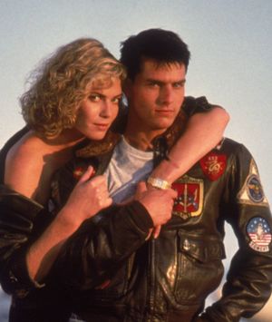 Kelly McGillis i Tom Cruise u filmu Top Gun iz 1986.