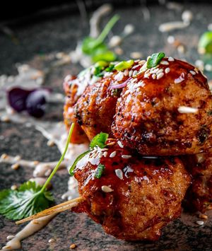 Pileće okruglice s đumbirom i mentom