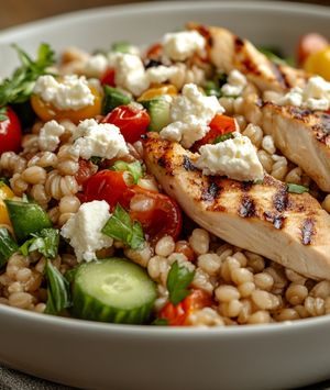 Salata od ječma i piletine