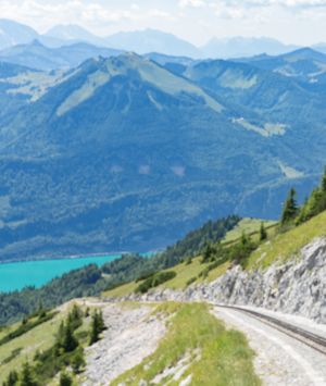 Sankt,Wolfgang,,Austria,-,Juli,19,,2017:,Cogwheel,Train,To