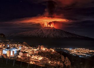 Erupcija vulkana Etna, fotograf Fernando Famiani