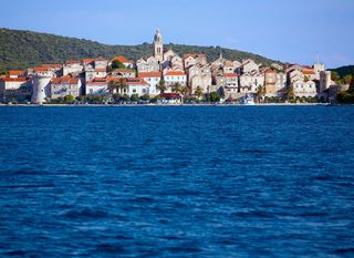 Korčula s mora