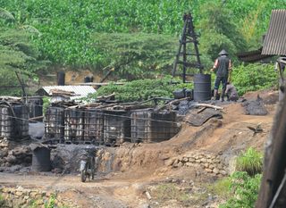 Kako se nekoć vadila nafta u mjestu Wonocolo, Indonezija - 5