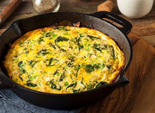 Fritata s kozjim sirom