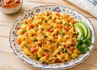 Migas con huevos