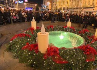 Paljenje prve adventske svijeće na Manduševcu (Foto: Dnevnik.hr)