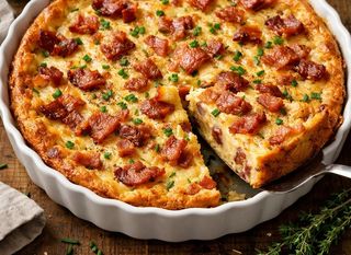 Ilustracija clafoutisa