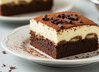 Brownie tiramisu