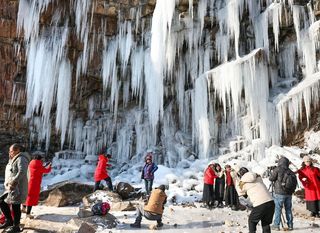 Smrznuti slapovi u Kini - 3
