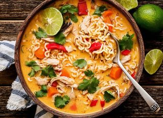 Kremasti ramen s piletinom