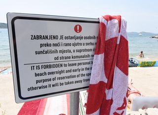 Zabrane na plaži