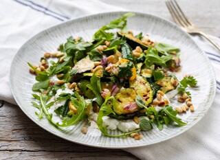 Salata od grilanih tikvica s ricottom