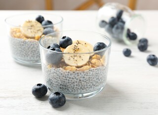 Chia puding s bananom