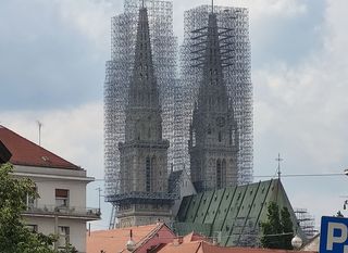 Nova skela na zagrebačkoj katedrali - 7