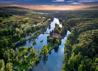 Hotel Grad Otočec- jedini dvorac na otoku u Sloveniji