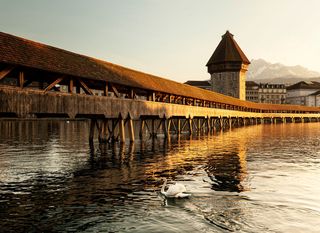 Kapellbrücke u Luzernu - 3