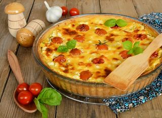 Quiche s pečenim cherry rajčicama
