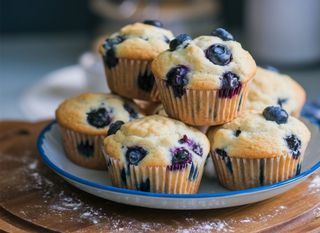 Cheesecake muffini s borovnicama