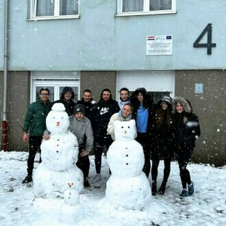 Snježne aktivnosti u zagrebačkim studentskim domovima