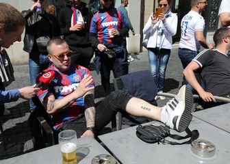 Navijač Hajduka u Ženevi