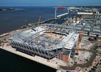 Novi stadion Evertona u izgradnji