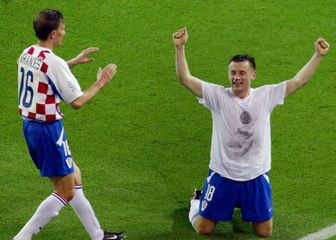 Ivica Olić nakon pogotka Talijanam na SP 2002.