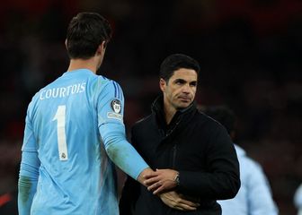 Thibaut Courtois i Mikel Arteta