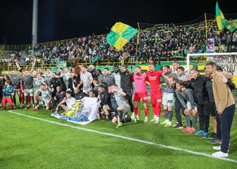 Gonzalo Istra slavi s igračima Istre pobjedu nad Rijekom