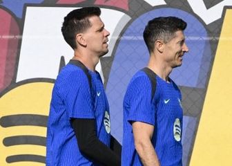 Wojciech Szczesny i Robert Lewandowski
