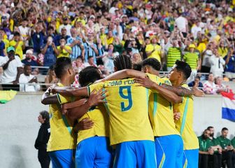 Brazil slavi gol protiv Hrvatske
