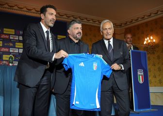 Gianluigi Buffon, Gennaro Gattuso i Gabriele Gravina