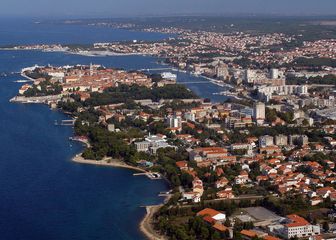 Zadar, pogled odozgo