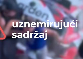 Nesreća na reliju, uznemirujući sadržaj