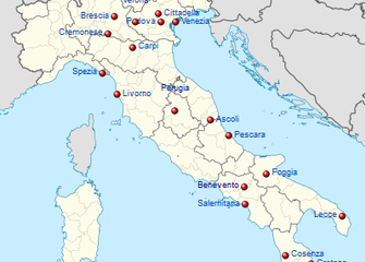 Trenutnih 19 sudionika Serie B (Screenshot: Wikipedia)