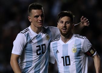 Giovani Lo Celso i Lionel Messi (Foto: AFP)