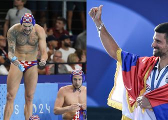 Novak Đoković i Hrvatska vaterpolo reprezentacija