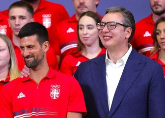 Novak Đoković i Aleksandar Vučić