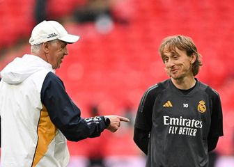 Carlo Ancelotti i Luka Modrić