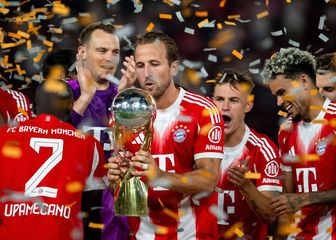 Slavlje Bayerna nakon osvajanja Superkupa