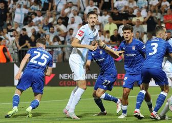 Detalj s utakmice Rijeka-Dinamo