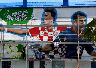 Mario Mandžukić i Ivica Olić