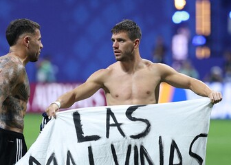 Argentinci sa spornom porukom