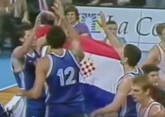 Hrvatska zastava 1990. na SP-u u Argentini (Screenshot)