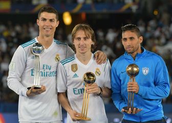 Cristiano Ronaldo i Luka Modrić (Foto: AFP)