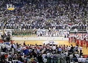 Silazak hrvatskih košarkaša s postolja 1995. (Screenshot YouTube)
