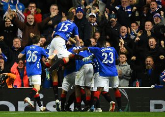Rangers slavi pogodak (Foto: AFP)
